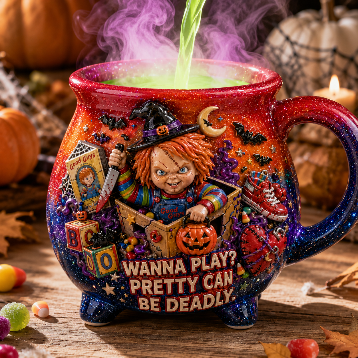 Premium CKY Witch Cauldron Mug TTNL