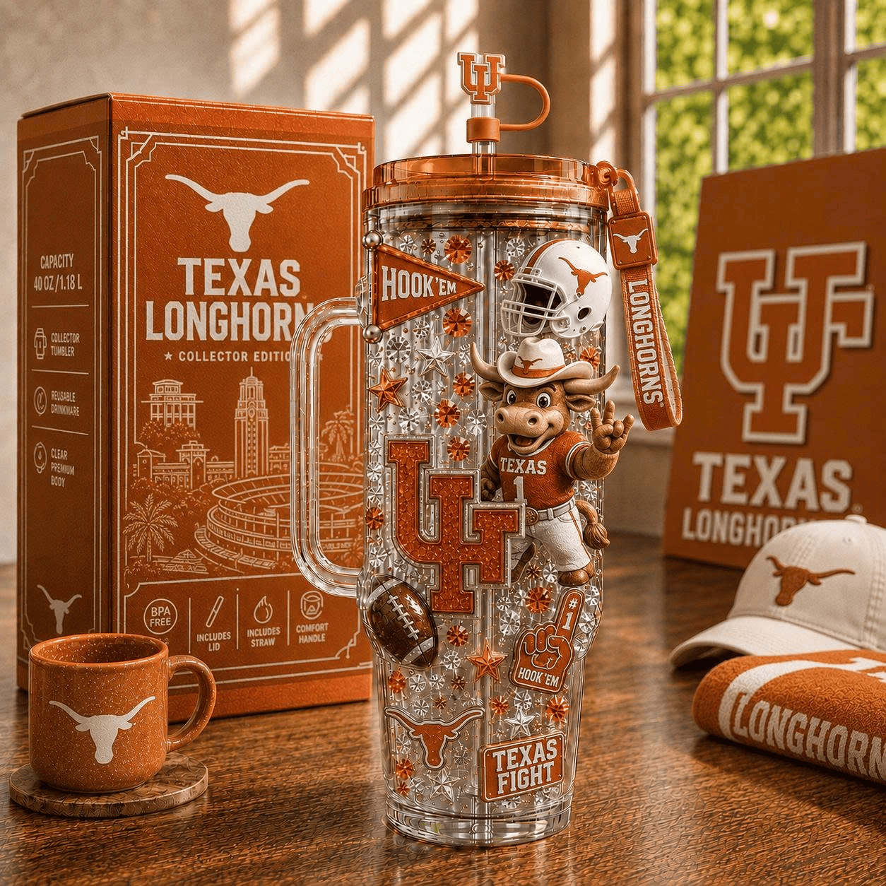 TLH 40oz Tumbler With Handle NHVH
