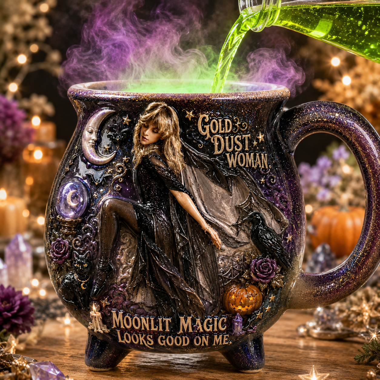 Premium STNK Witch Cauldron Mug TTNL