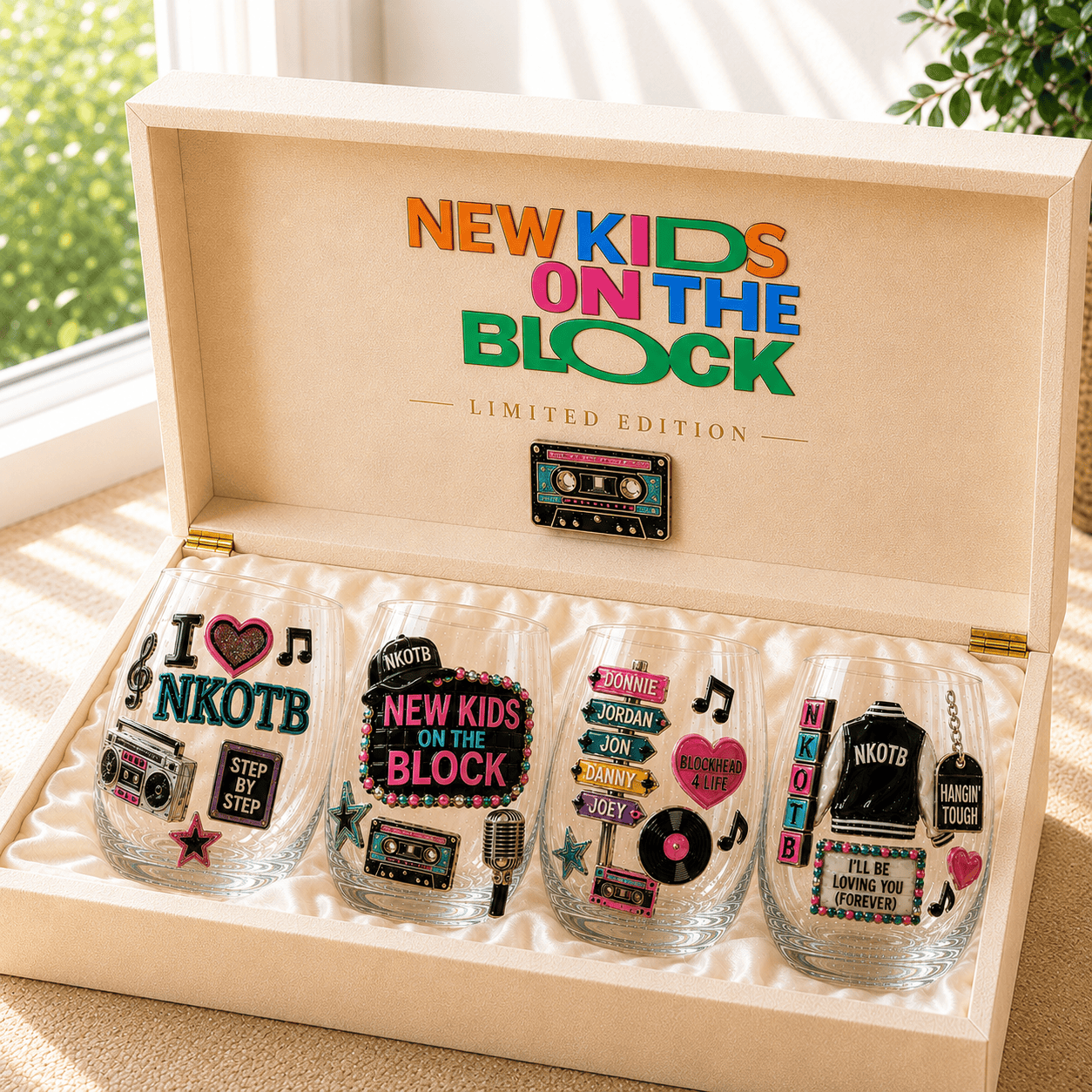 Premium NKOTB Whiskey Glass Set TMH