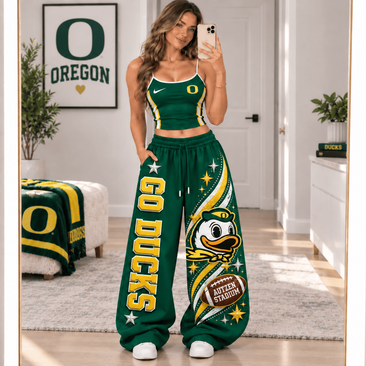 Premium ORD Sports-Inspired Cami & Wide-Leg Pants Set BMD