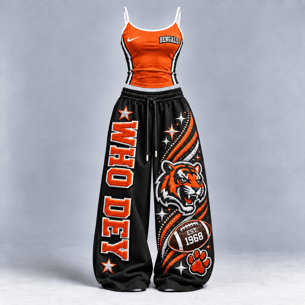 Premium CCBG Sports-Inspired Cami & Wide-Leg Pants Set BMD