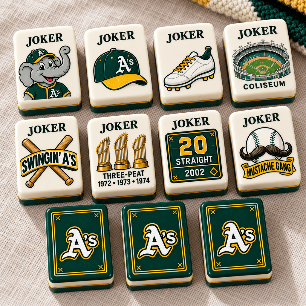 Premium OKAA Mahjong Tiles Set TTMH