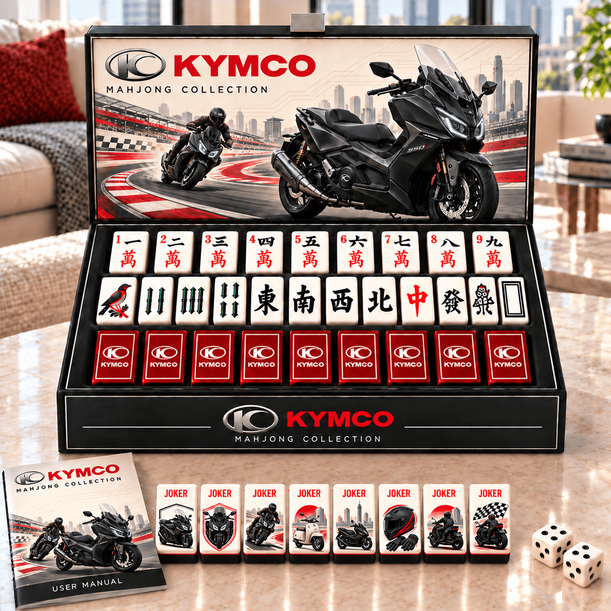 Premium KYC Mahjong Tiles Set TTMH